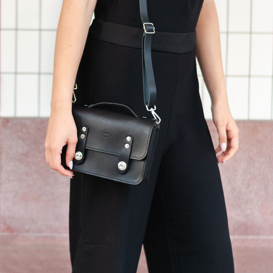 Mini briefcase - Minnie Souma Leather 